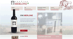 Desktop Screenshot of cantinemerlone.com