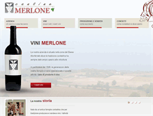 Tablet Screenshot of cantinemerlone.com